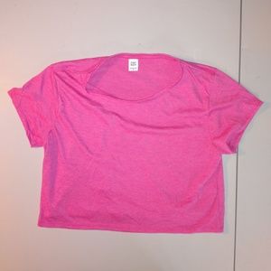 Female cotton cut off T-shirt